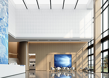 企業辦公樓裝修設計   暨賽國際再生醫(yī)學